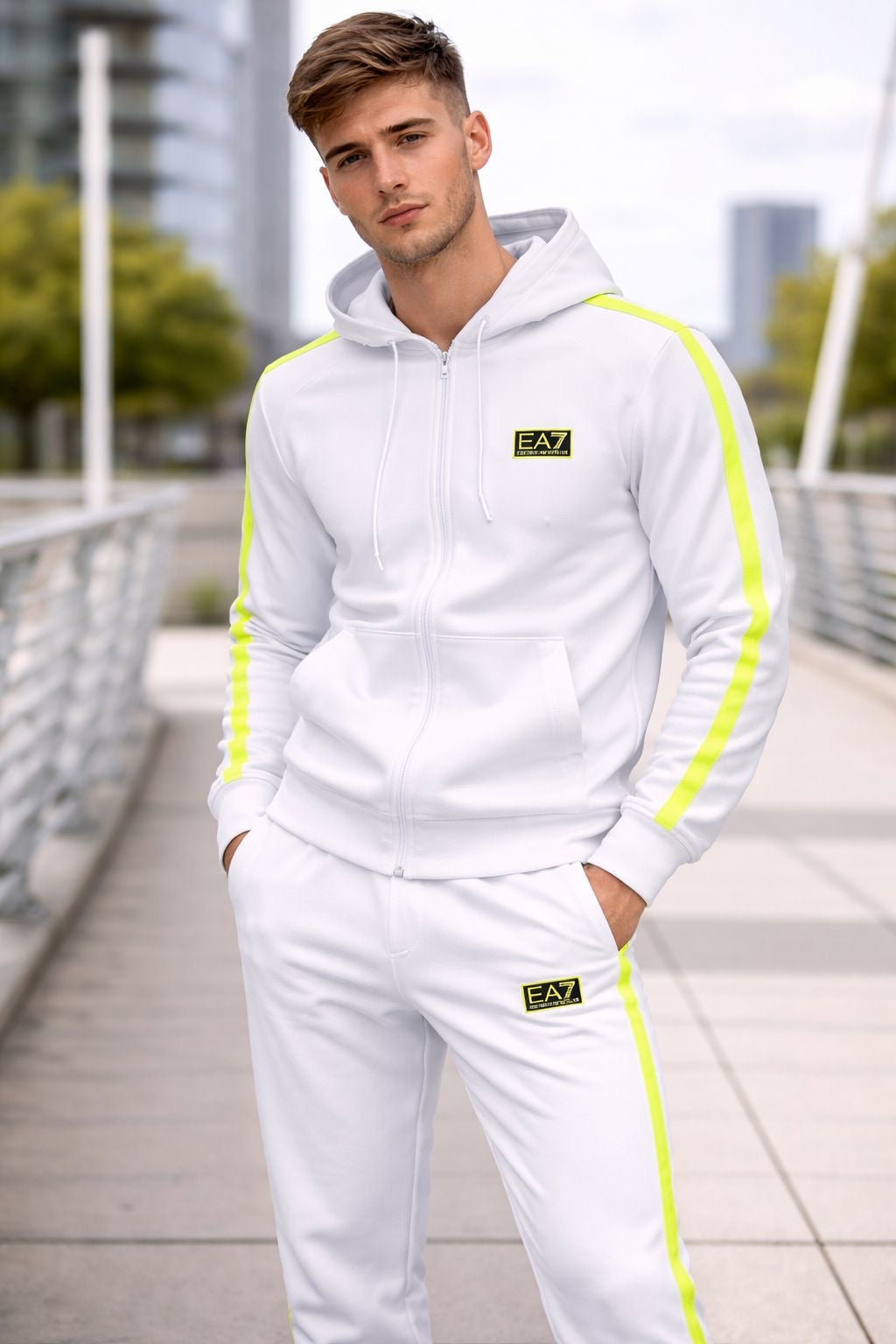 Chándal EA7 armani blanco