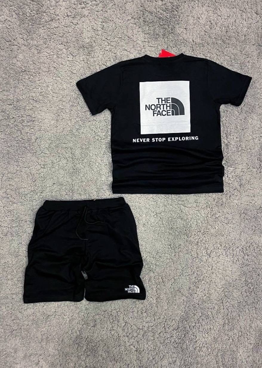 Conjunto negro The North Face verano
