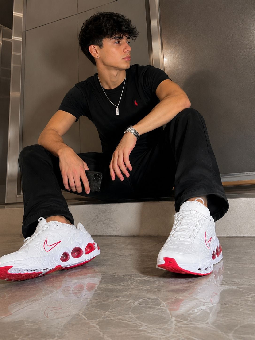 Nike Shox blancas (calidad media)