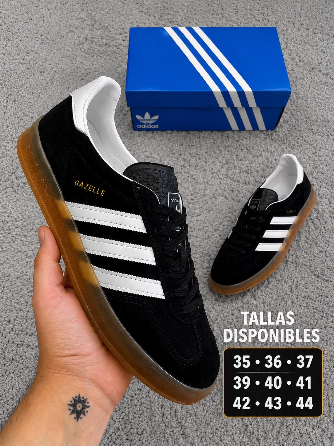GAZELLE negros (calidad baja )