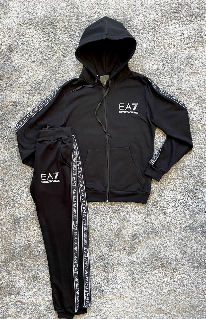 Chándal EA7 armani negro