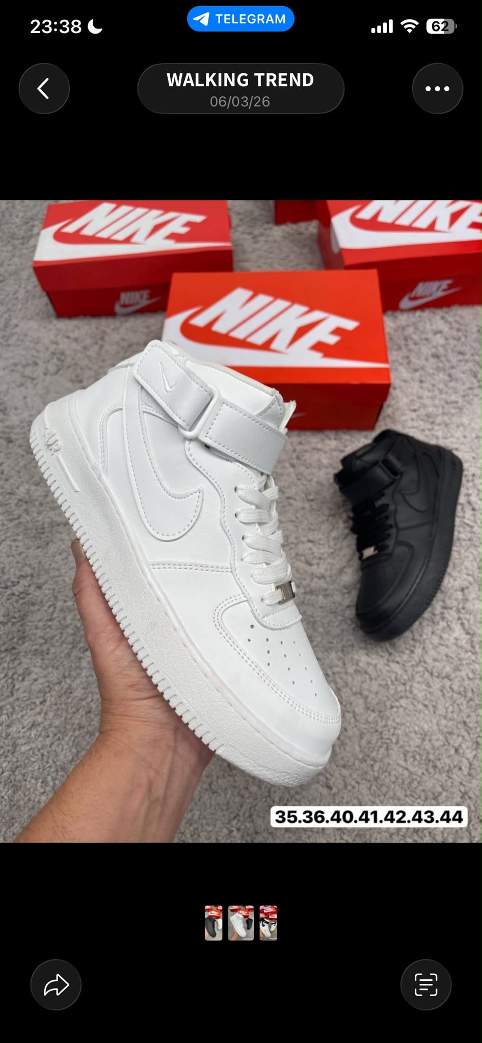 Nike Air Force 1 High Blanco