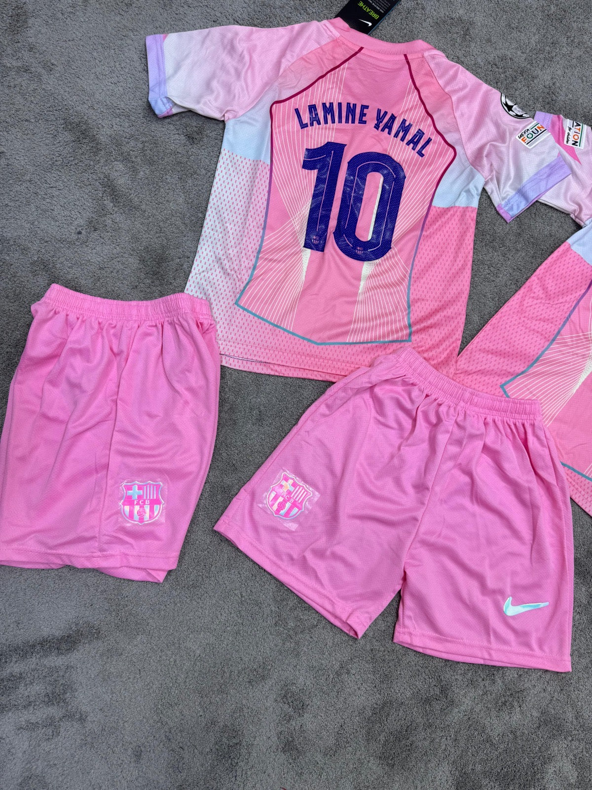 Conjunto del fc Barcelona lamine yamal “niños”