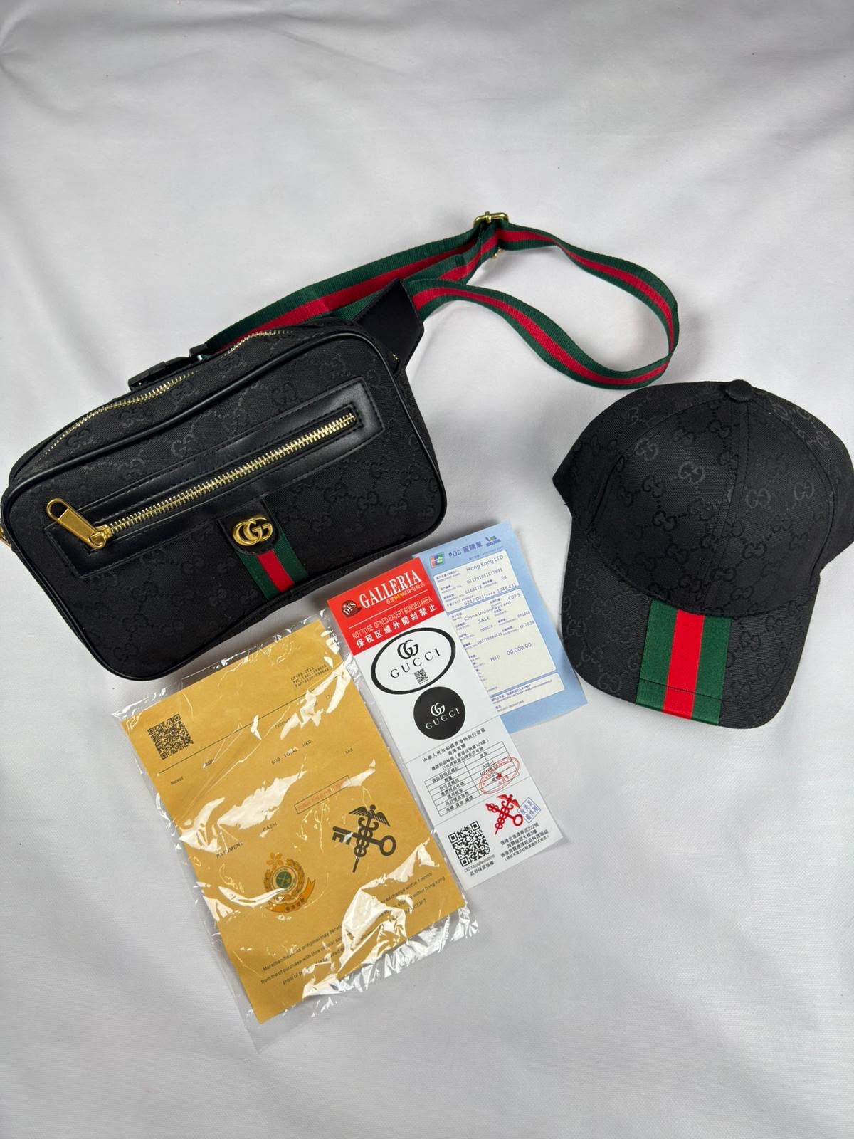 Bandolera y gorra gucci(Máxima Calidad)
