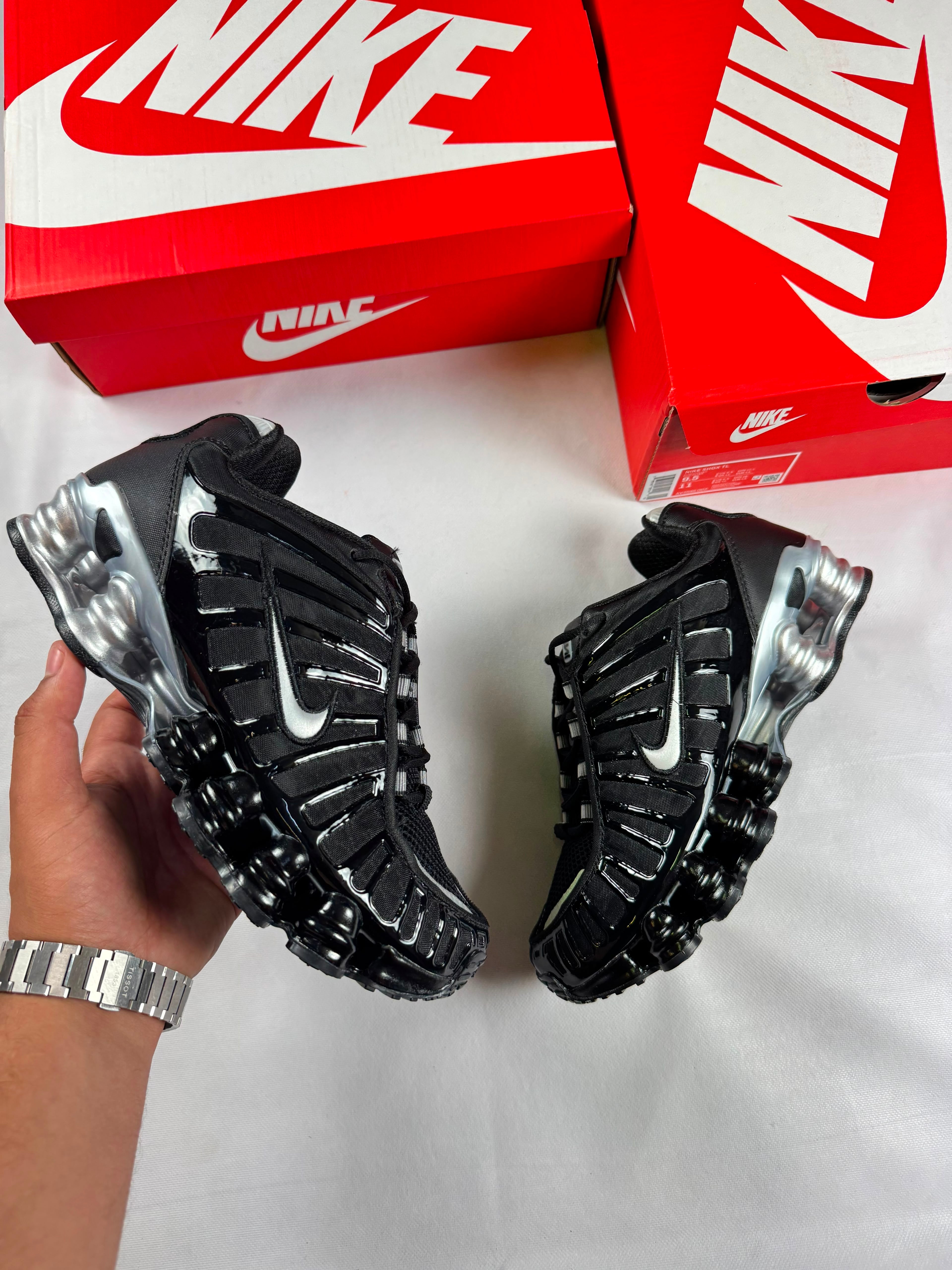 Zapatillas Nike shox negras(alta gama)