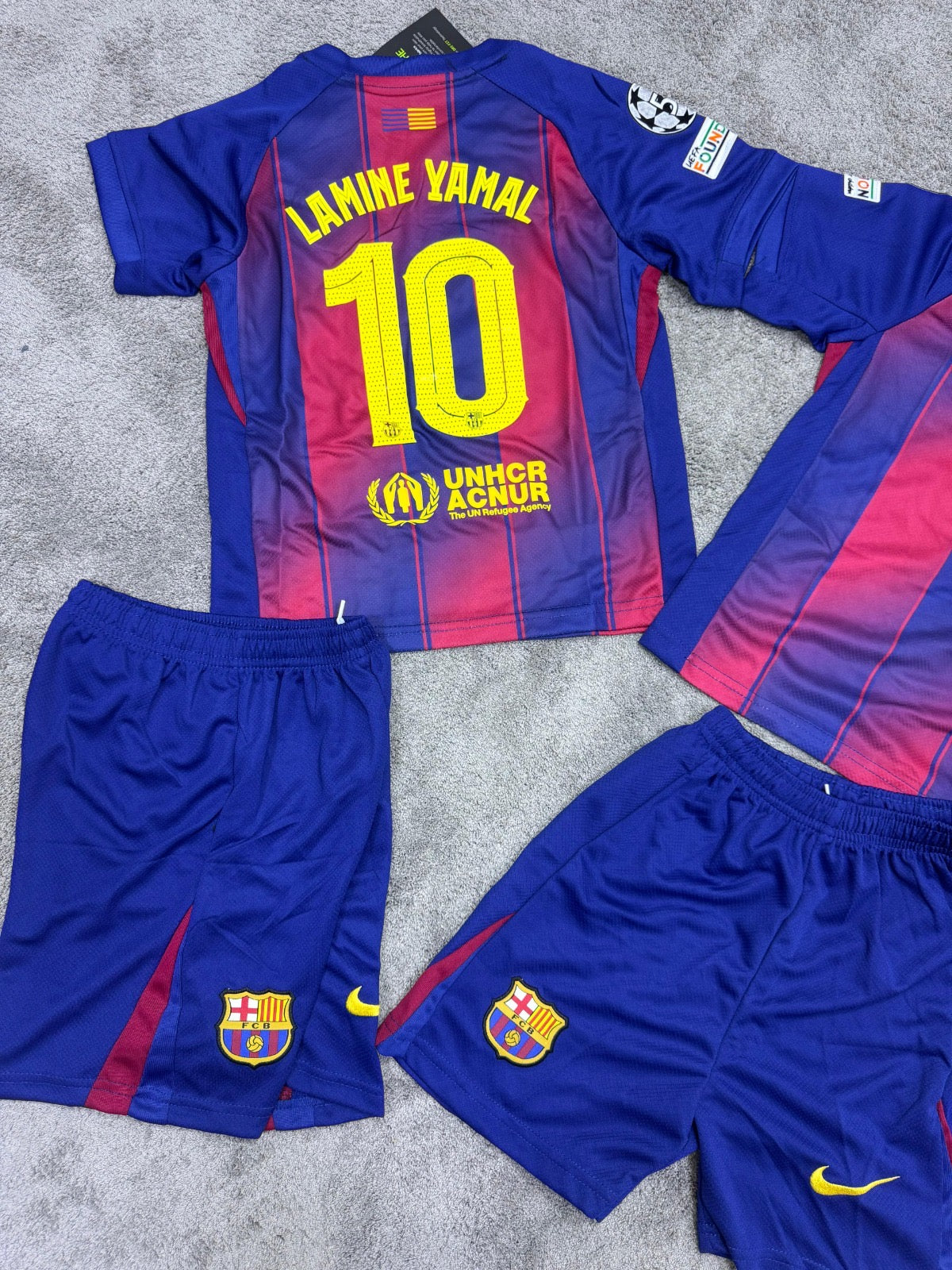 Conjunto del fc Barcelona lamine yamal “niños”
