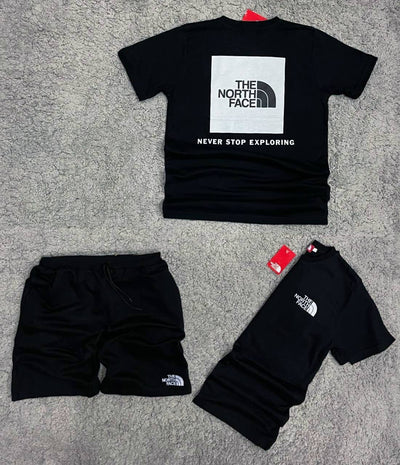Conjunto negro The North Face verano