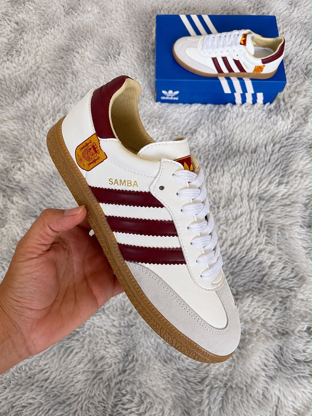 Zapatillas samba selección española (media calidad)