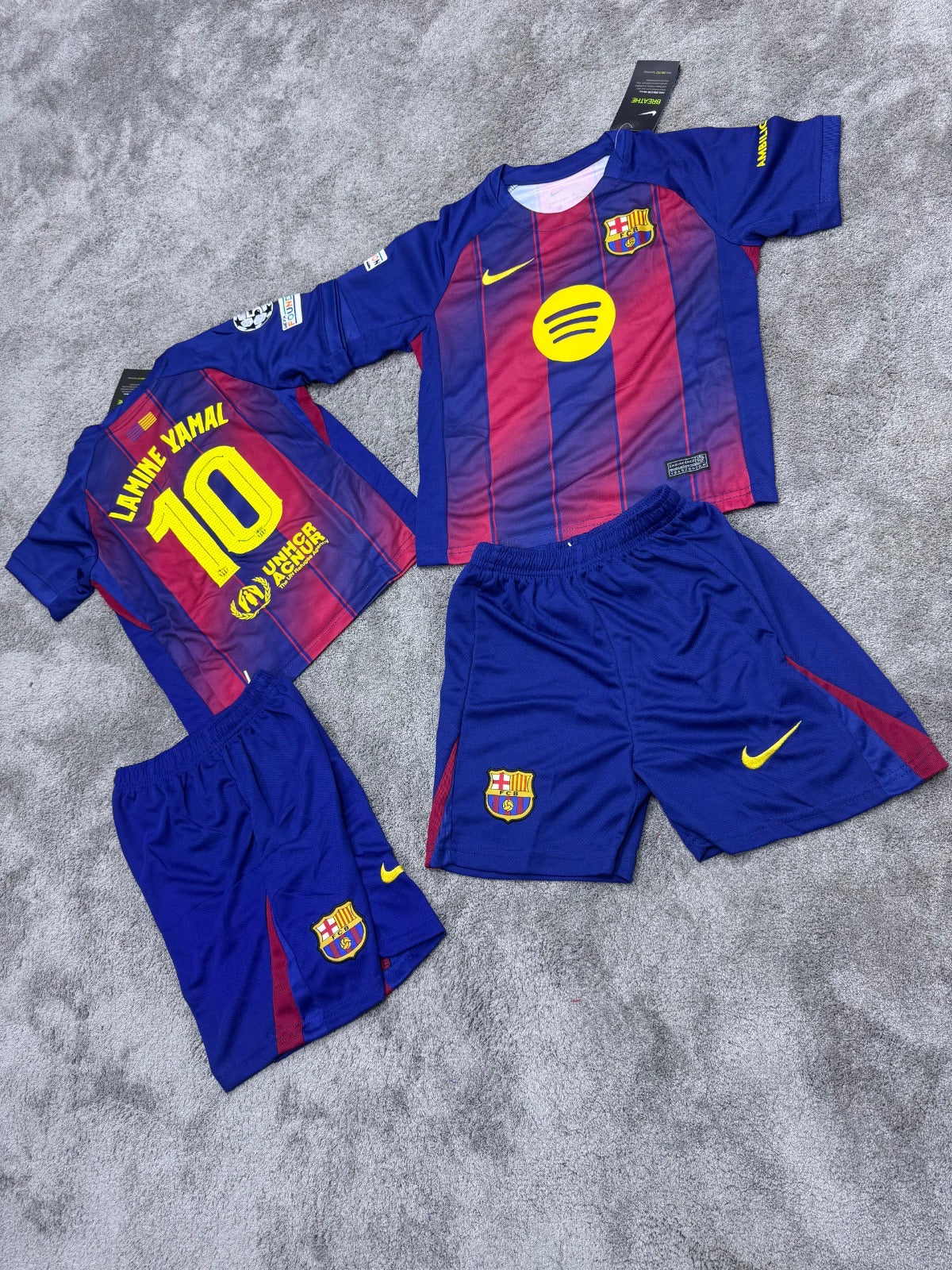 Conjunto del fc Barcelona lamine yamal “niños”