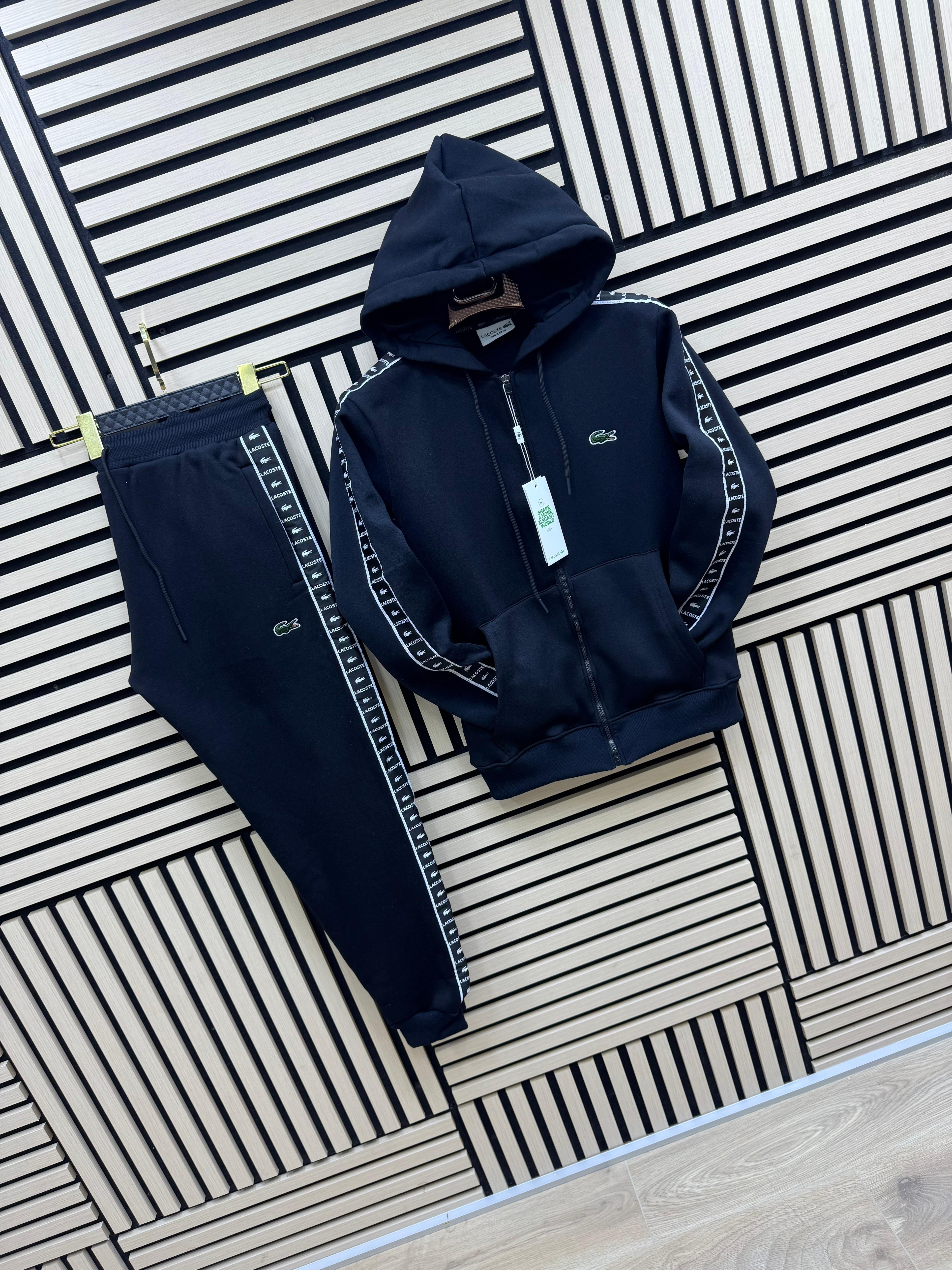 Chándal Lacoste (Negro)