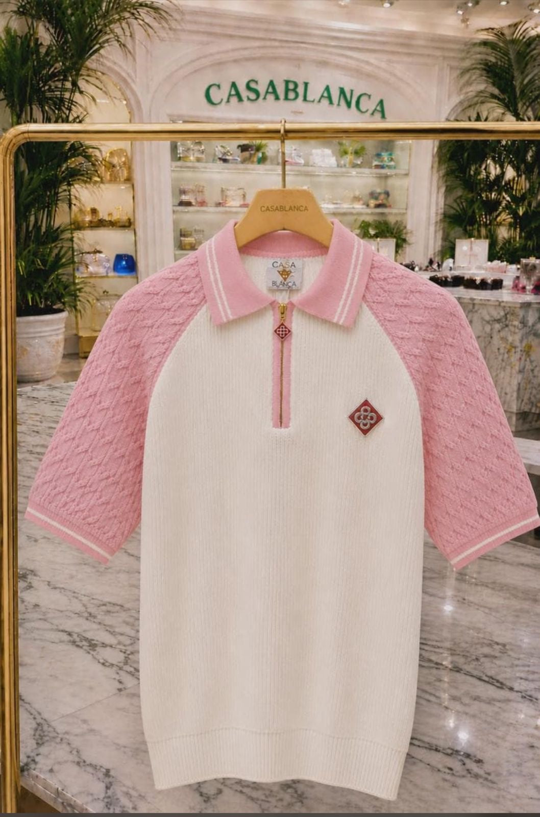 Camiseta Casablanca, rosa