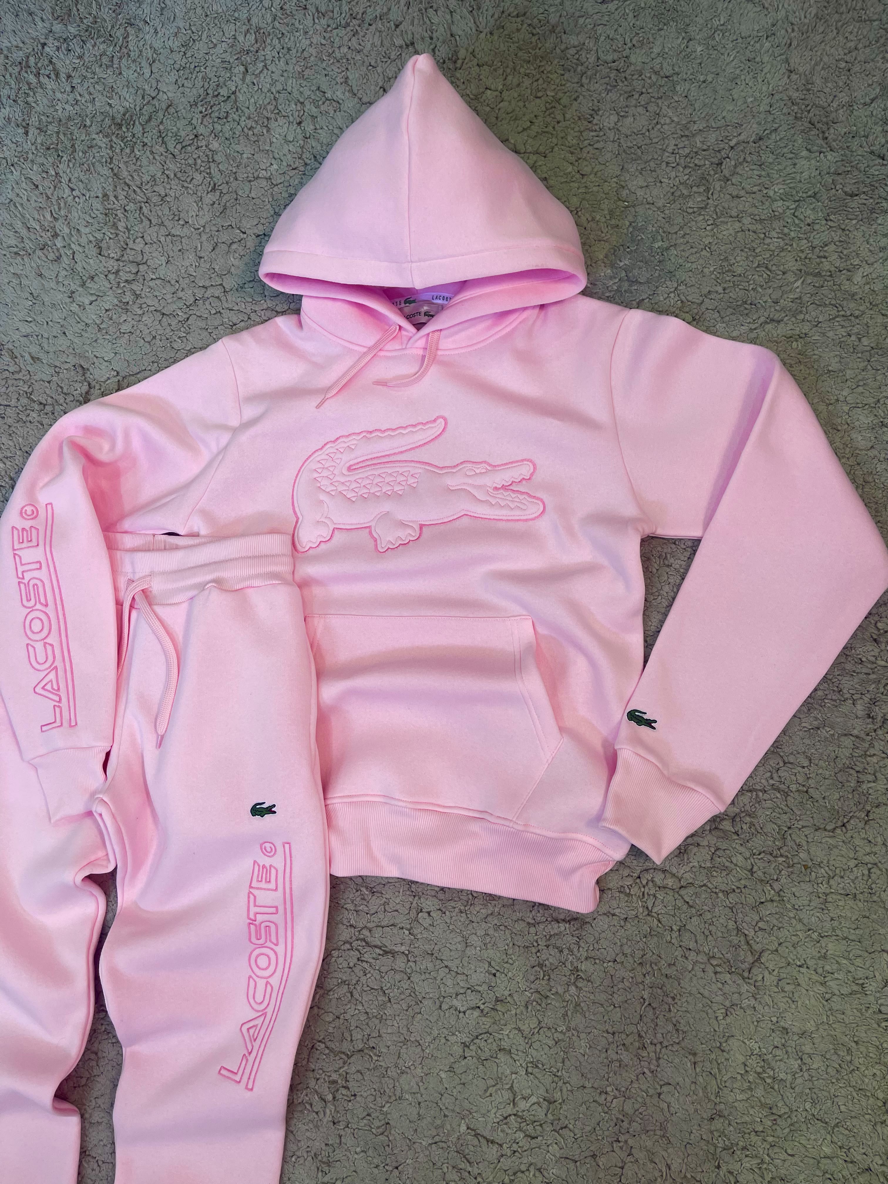 Chándal Lacoste rosado