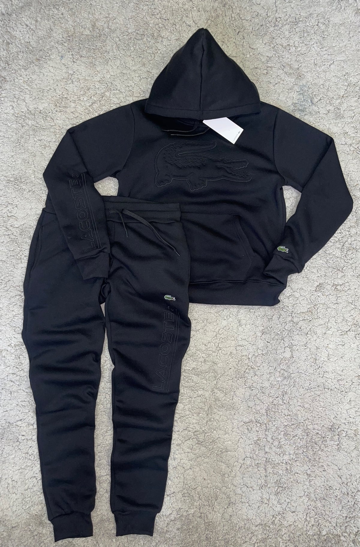 Chándal Lacoste negro