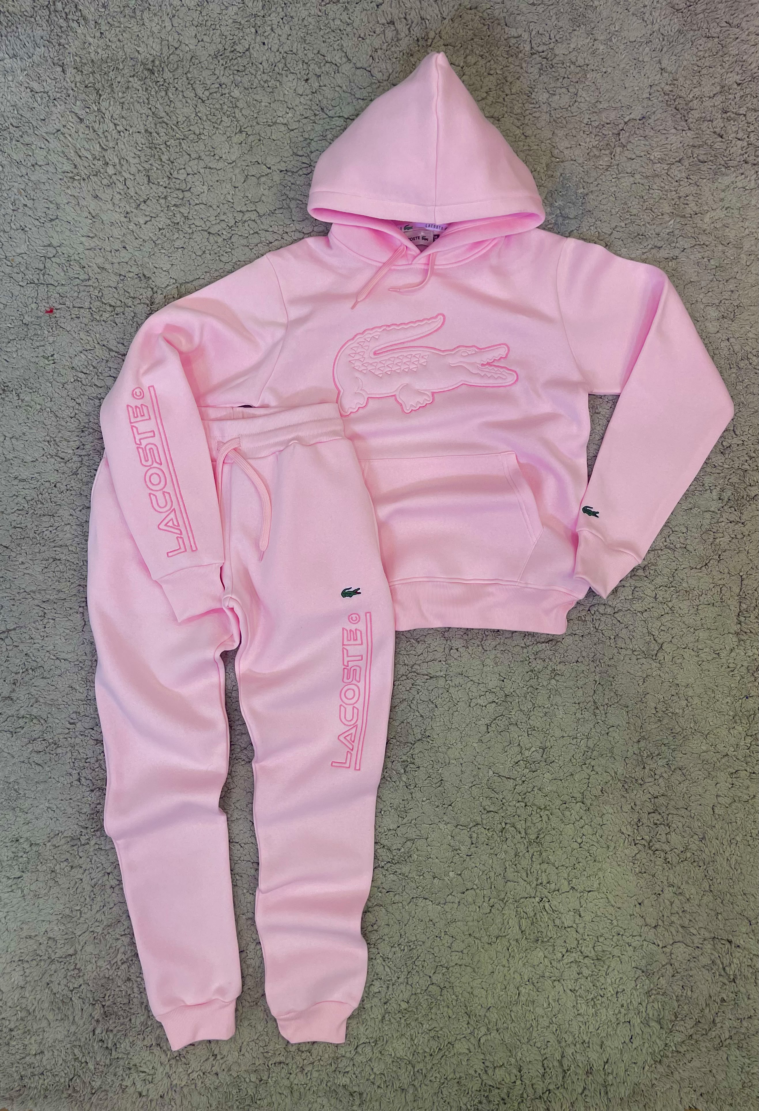 Chándal Lacoste rosado