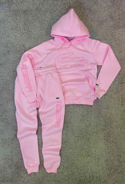 Chándal Lacoste rosado