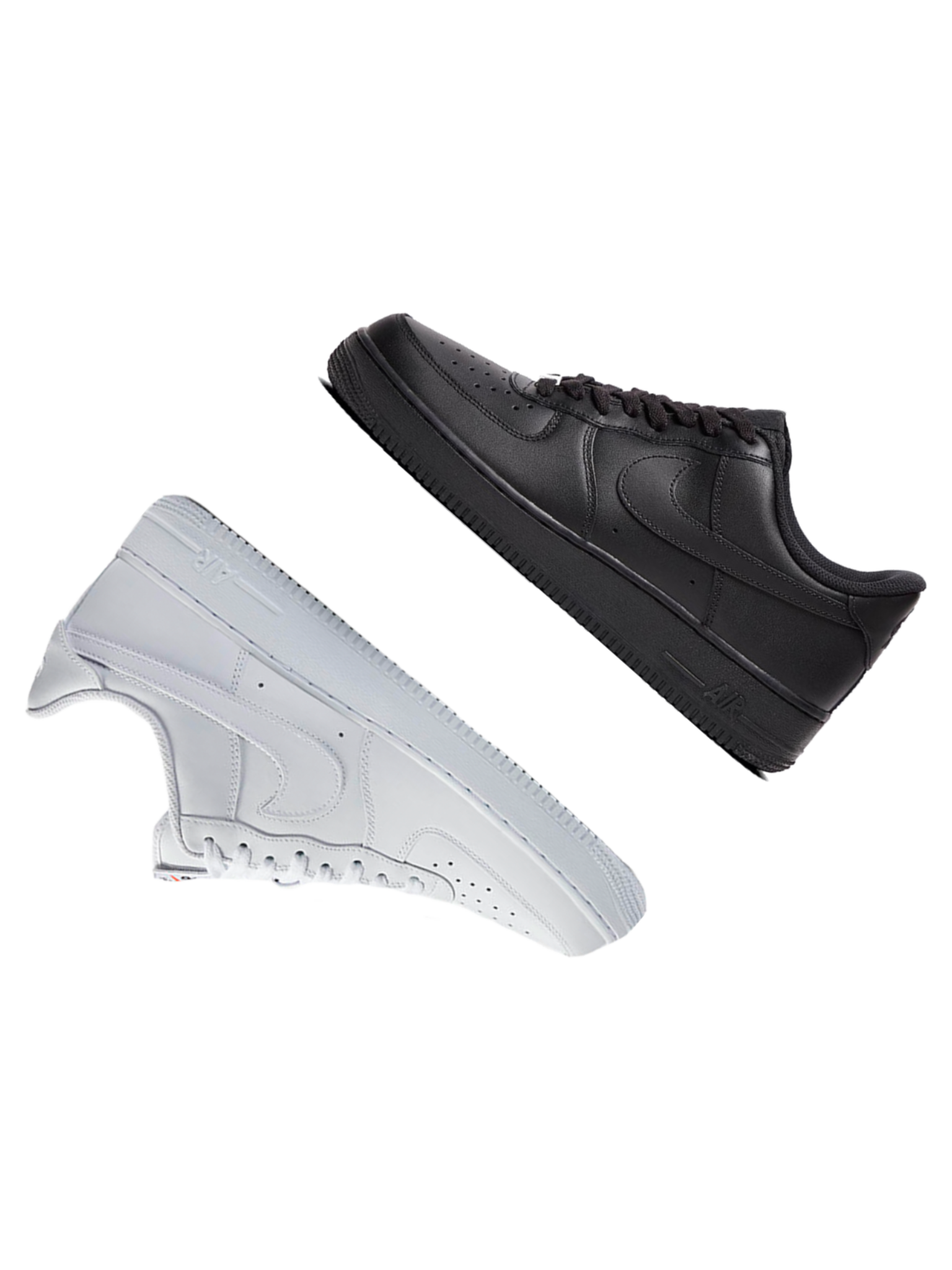 AIR FORCE 1 Blancas/Negras "Calidad Media"